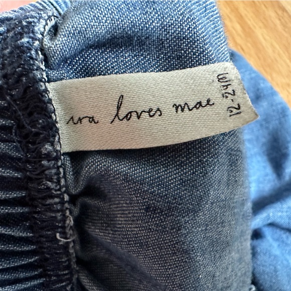 Ira loves Mae denim bloomers Sz 12-24 months - Picture 4 of 5